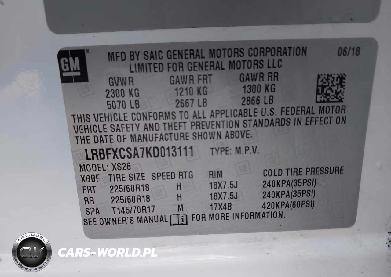 2019 Buick Envision Fwd Essence VIN:LRBFXCSA7KD013111 - 9