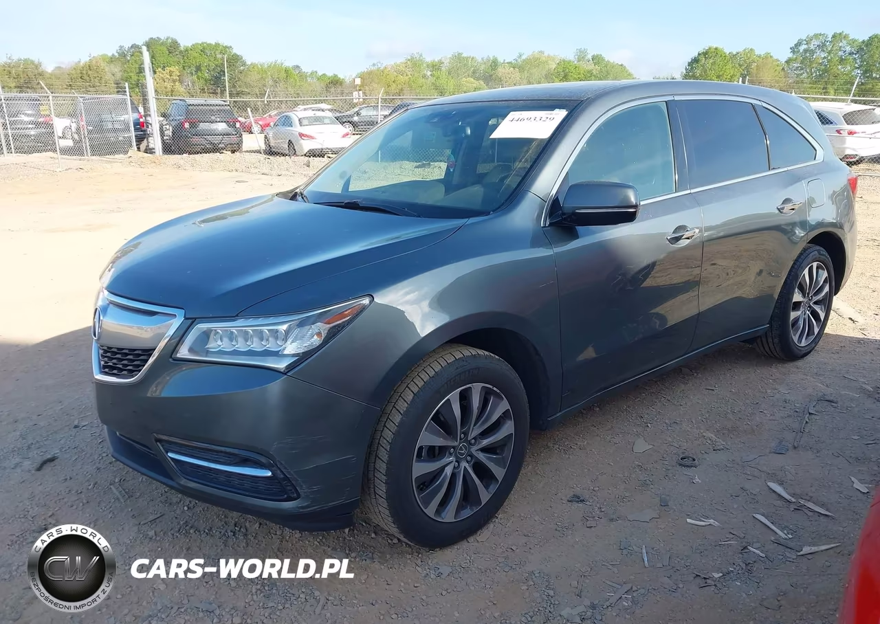 2015 Acura Mdx Technology Package VIN:5FRYD3H44FB008143 - 2