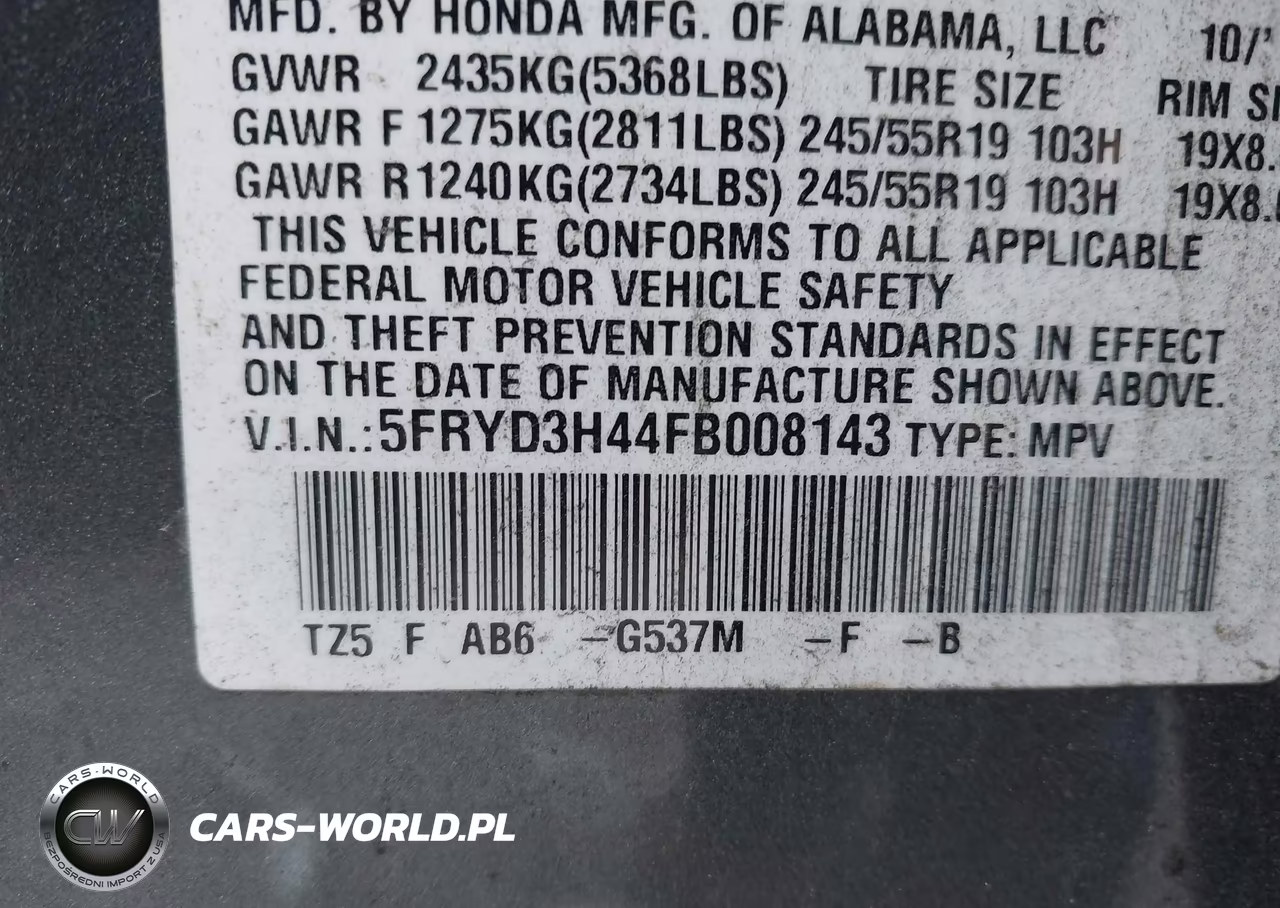 2015 Acura Mdx Technology Package VIN:5FRYD3H44FB008143 - 9
