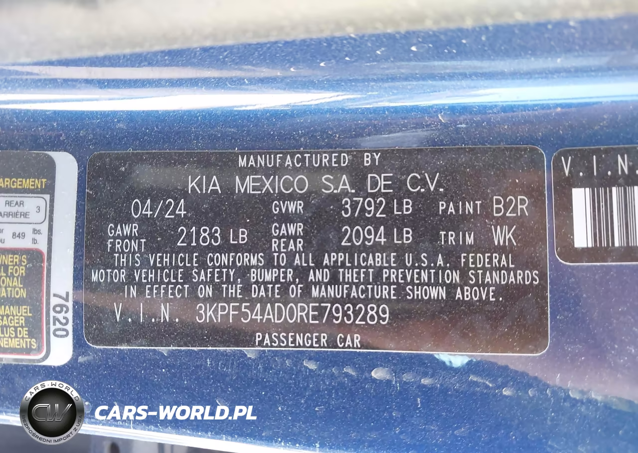 2024 Kia Forte Gt-Line VIN:3KPF54AD0RE793289 - 9