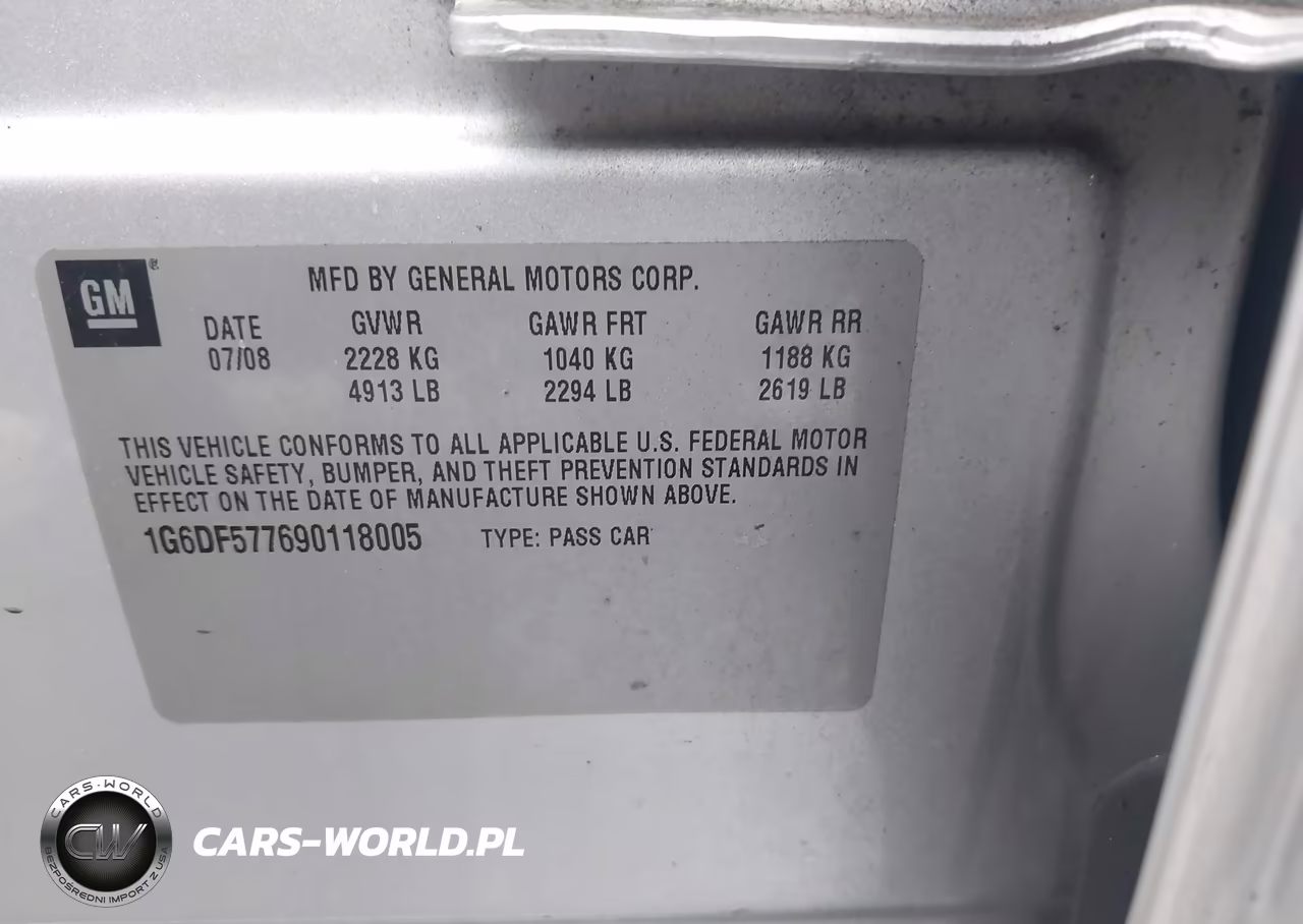 2009 Cadillac Cts Standard VIN:1G6DF577690118005 - 9