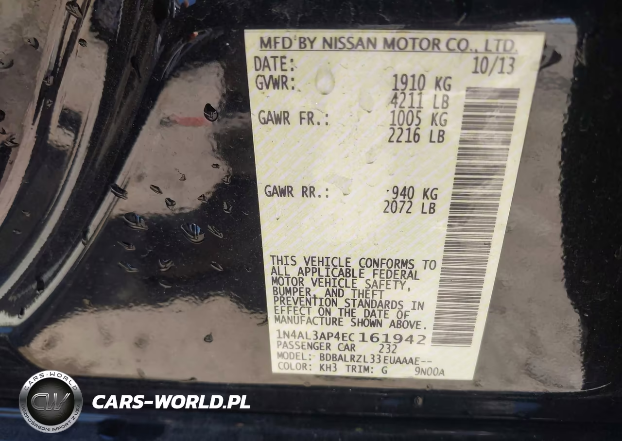 2014 Nissan Altima 2.5 S VIN:1N4AL3AP4EC161942 - 9