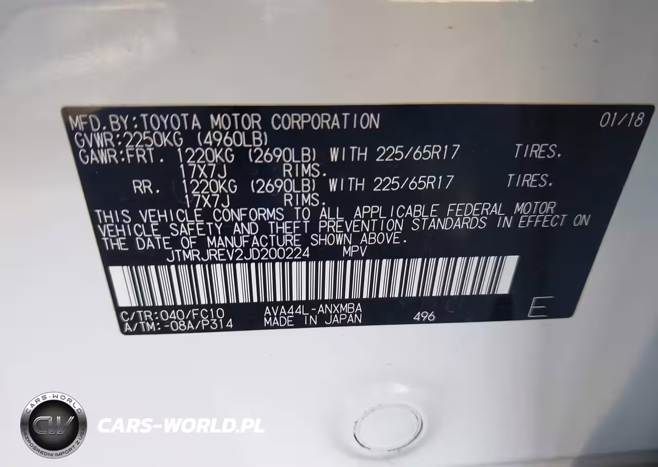 2018 Toyota Rav4 Hybrid Le VIN:JTMRJREV2JD200224 - 9