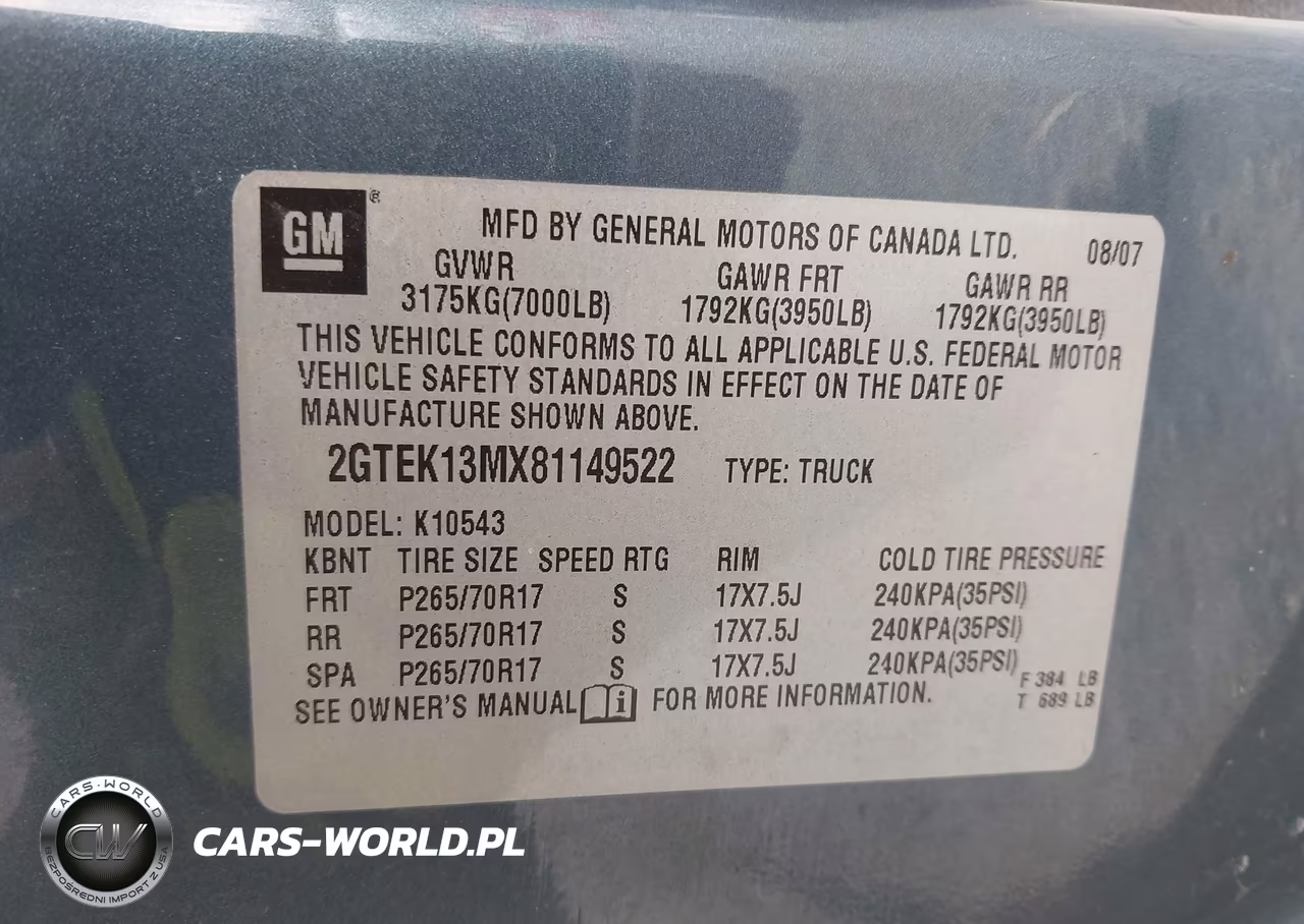 2008 GMC Sierra 1500 Sle1 VIN:2GTEK13MX81149522 - 9