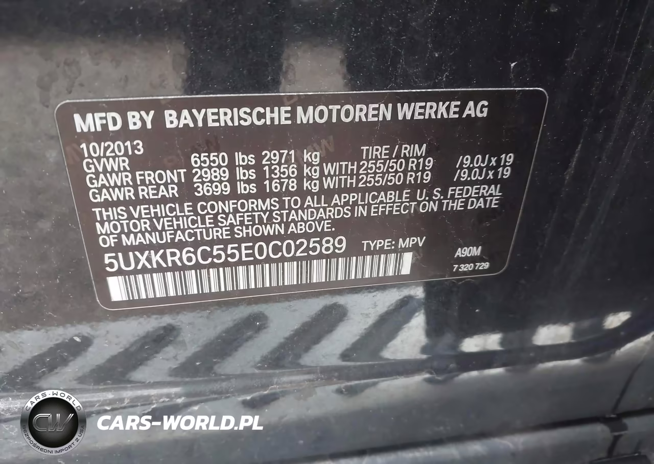 2014 BMW X5 xDrive50I VIN:5UXKR6C55E0C02589 - 9