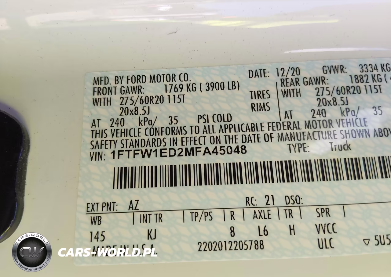 2021 Ford F-150 King Ranch VIN:1FTFW1ED2MFA45048 - 9