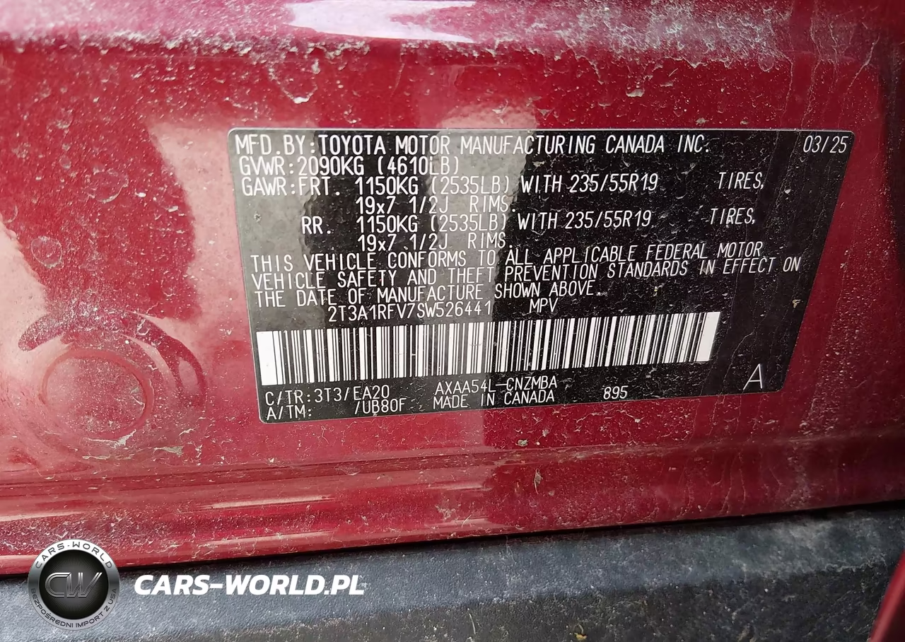 2025 Toyota Rav4 Xle Premium VIN:2T3A1RFV7SW526441 - 9