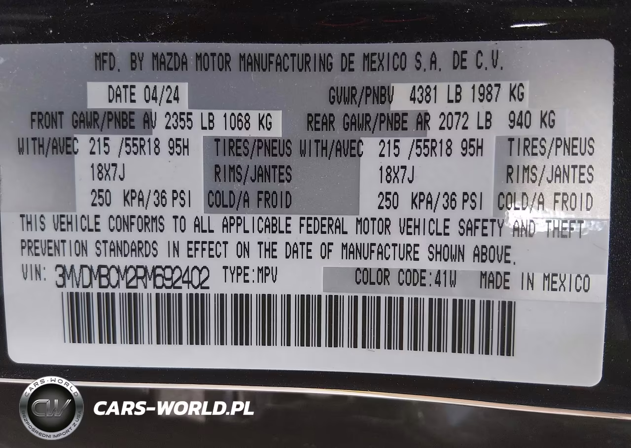 2024 Mazda Cx-30 2.5 S Preferred Package VIN:3MVDMBCM2RM692402 - 9