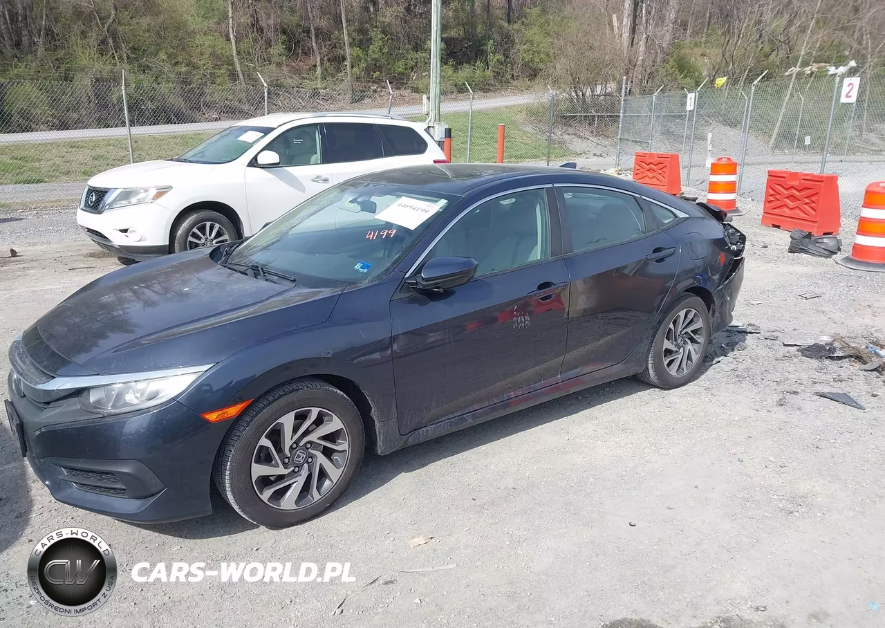 2018 Honda Civic Ex VIN:2HGFC2F75JH562329 - 2