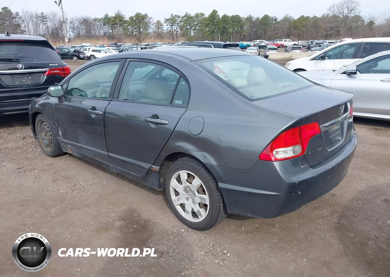 2009 Honda Civic Lx VIN:2HGFA16589H368128 - 3