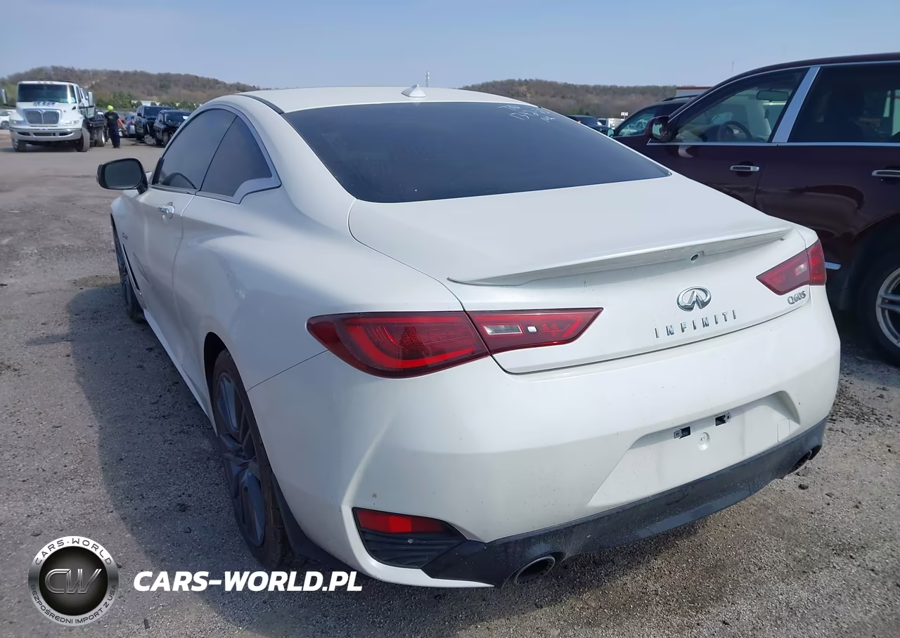2017 Infiniti Q60 3.0T Red Sport 400 VIN:JN1FV7EK6HM610975 - 3