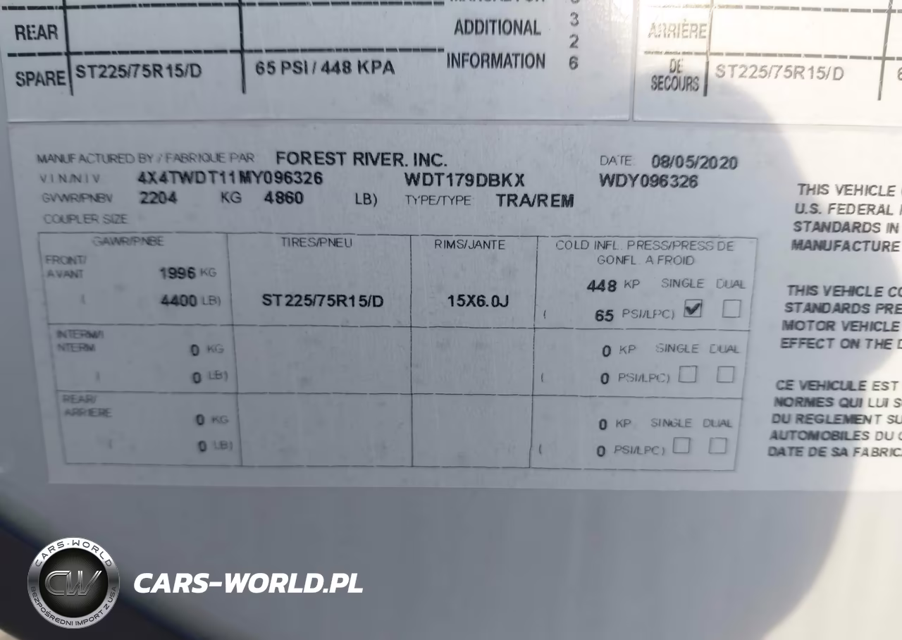 2021 Forest River Other VIN:4X4TWDT11MY096326 - 9
