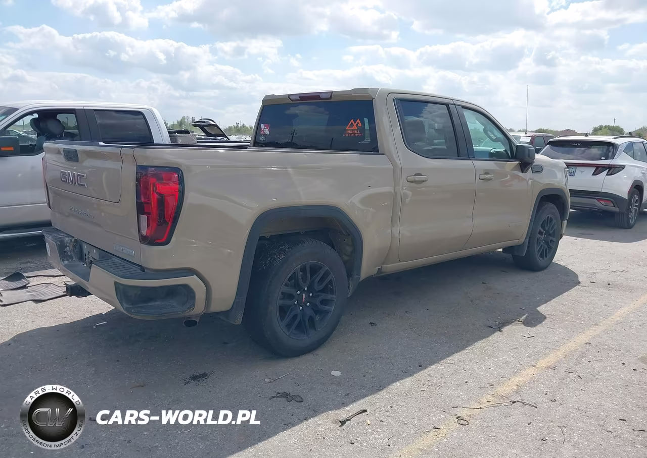 2022 GMC Sierra 1500 2Wd Short Box Elevation VIN:3GTPHCEK1NG690637 - 4