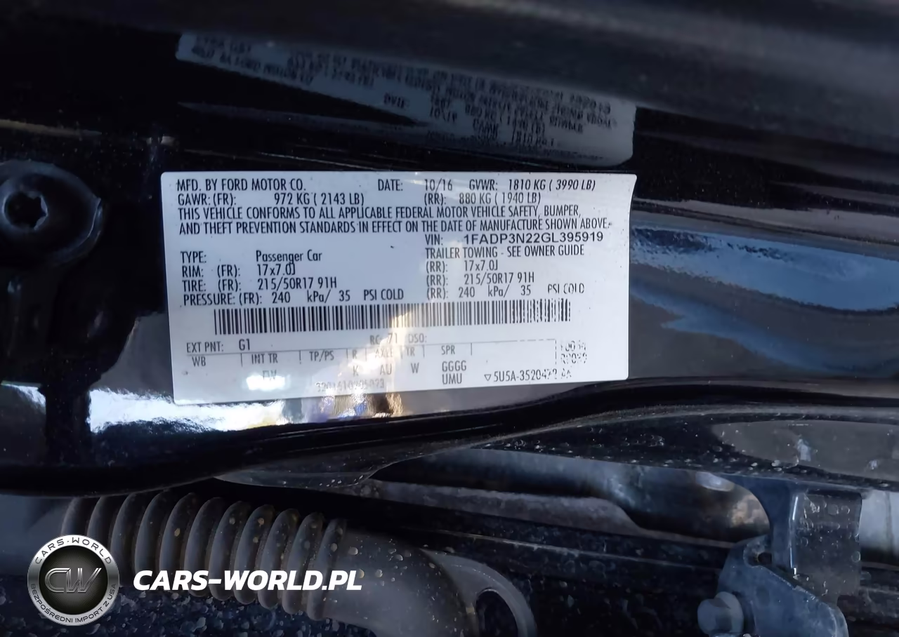 2016 Ford Focus Titanium VIN:1FADP3N22GL395919 - 9