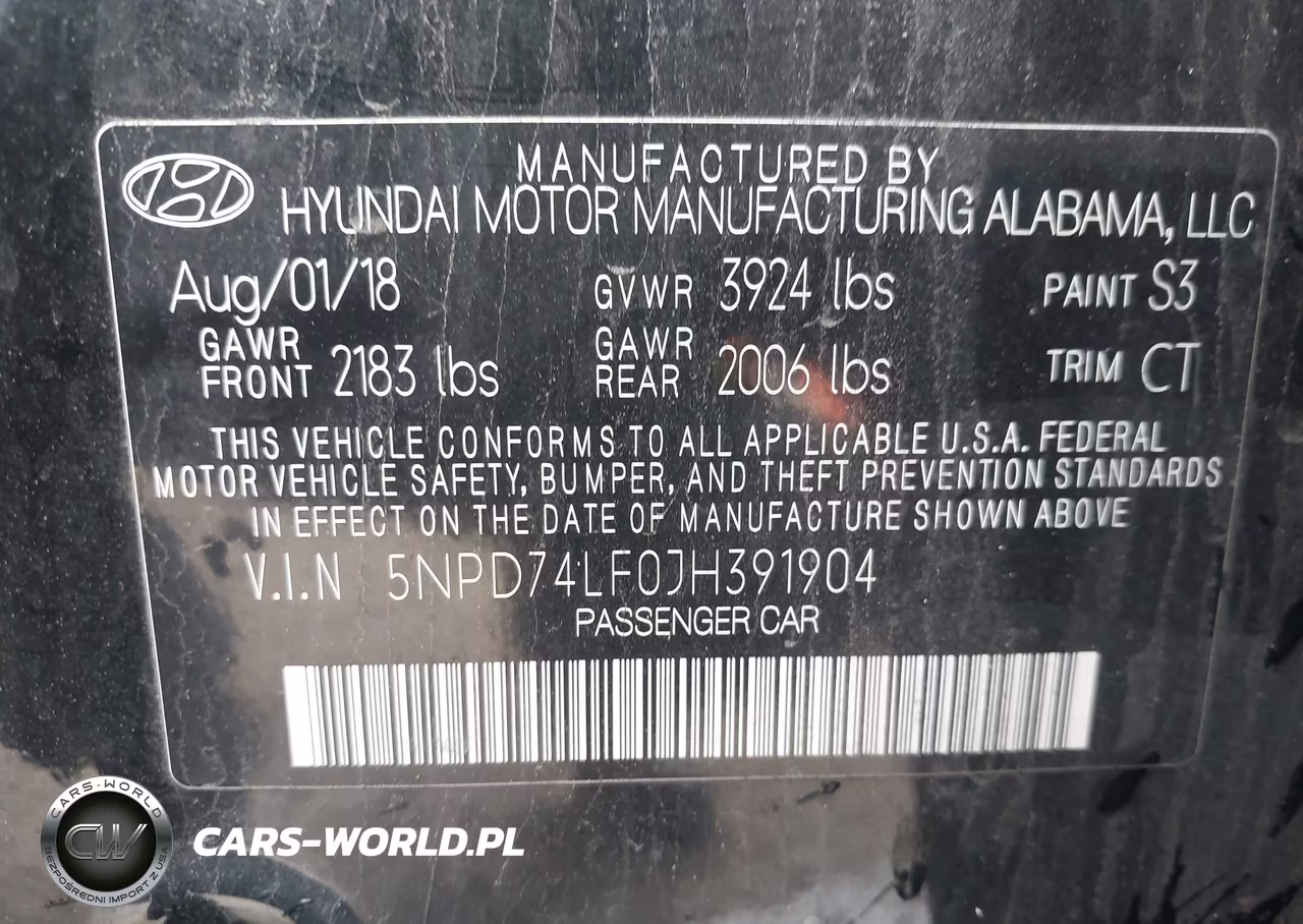 2018 Hyundai Elantra Se VIN:5NPD74LF0JH391904 - 9