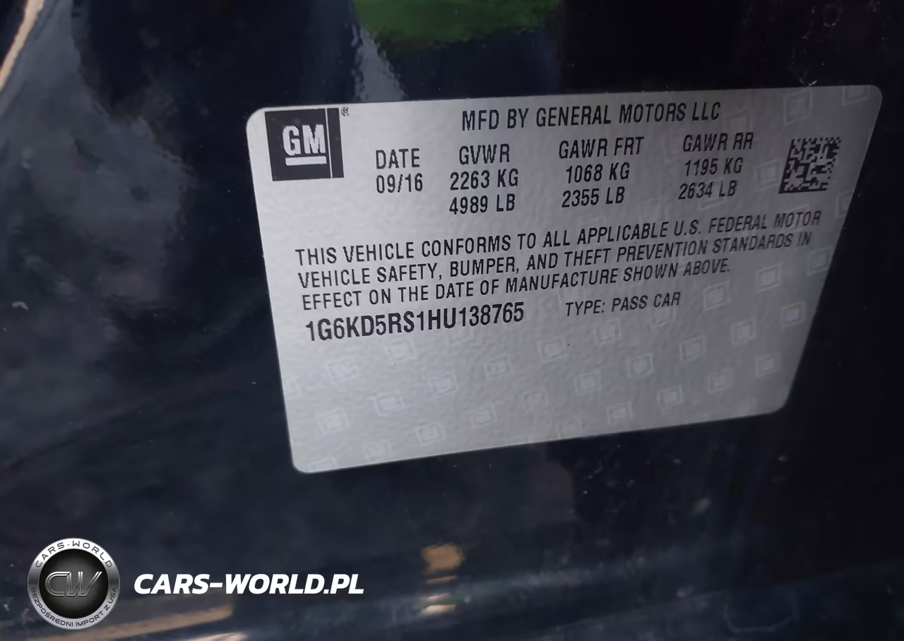 2017 Cadillac Ct6 Luxury VIN:1G6KD5RS1HU138765 - 9