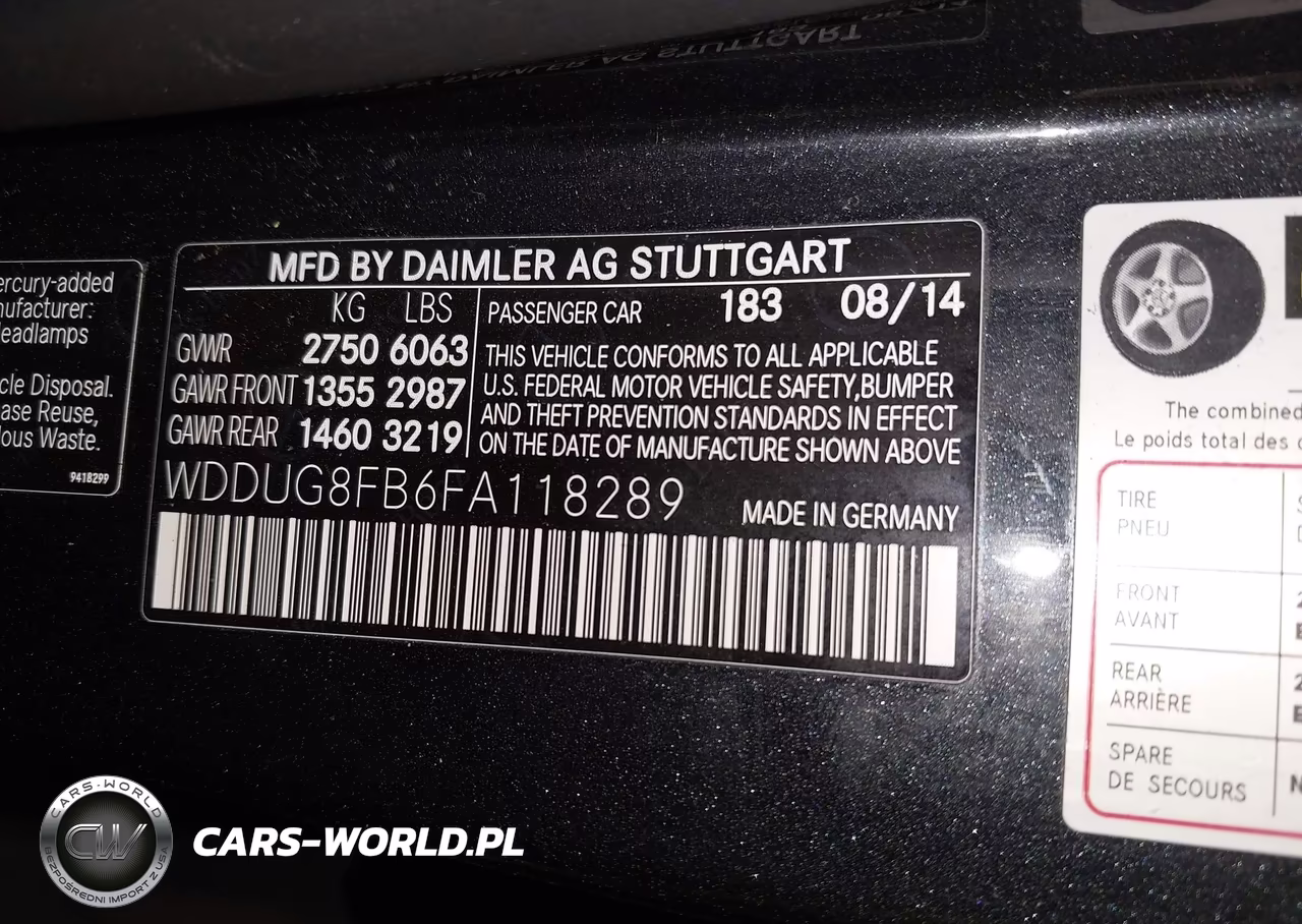 2015 Mercedes-Benz S 550 4Matic VIN:WDDUG8FB6FA118289 - 9