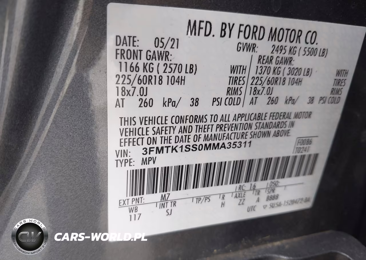 2021 Ford Mustang Mach-E Select VIN:3FMTK1SS0MMA35311 - 9