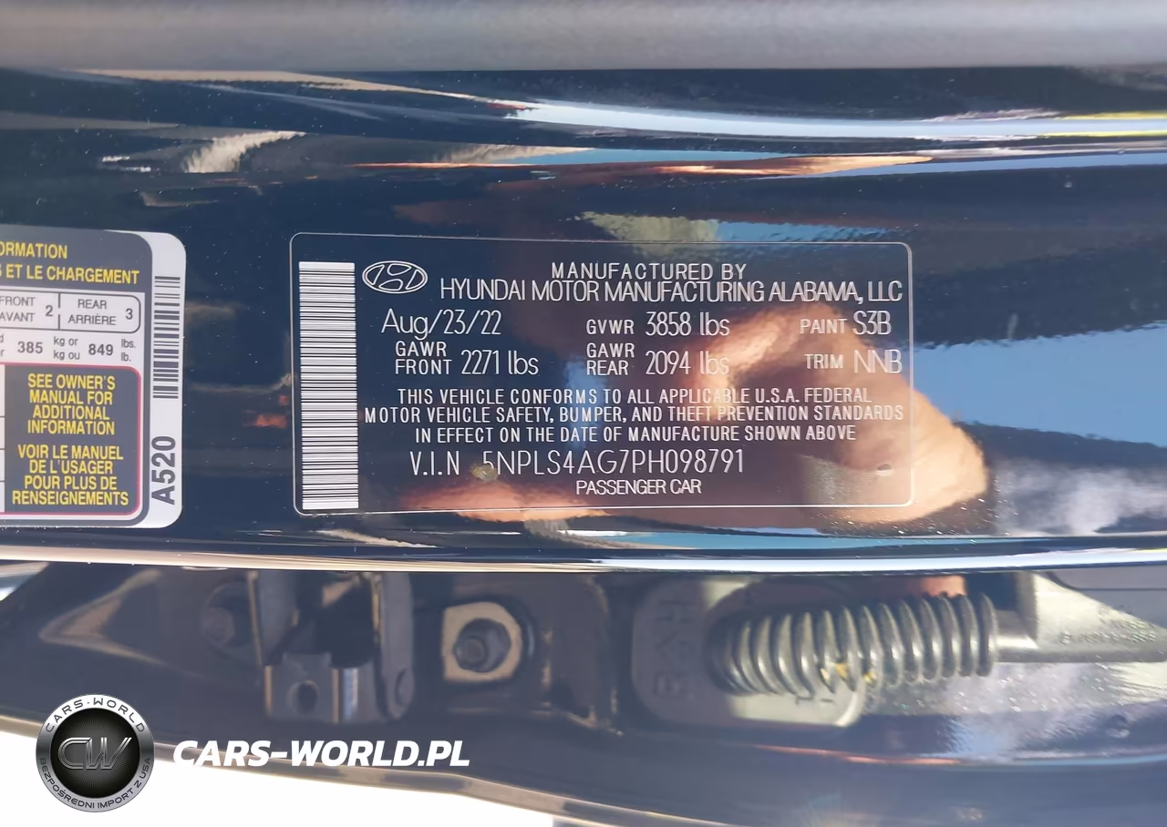 2023 Hyundai Elantra Sel VIN:5NPLS4AG7PH098791 - 9