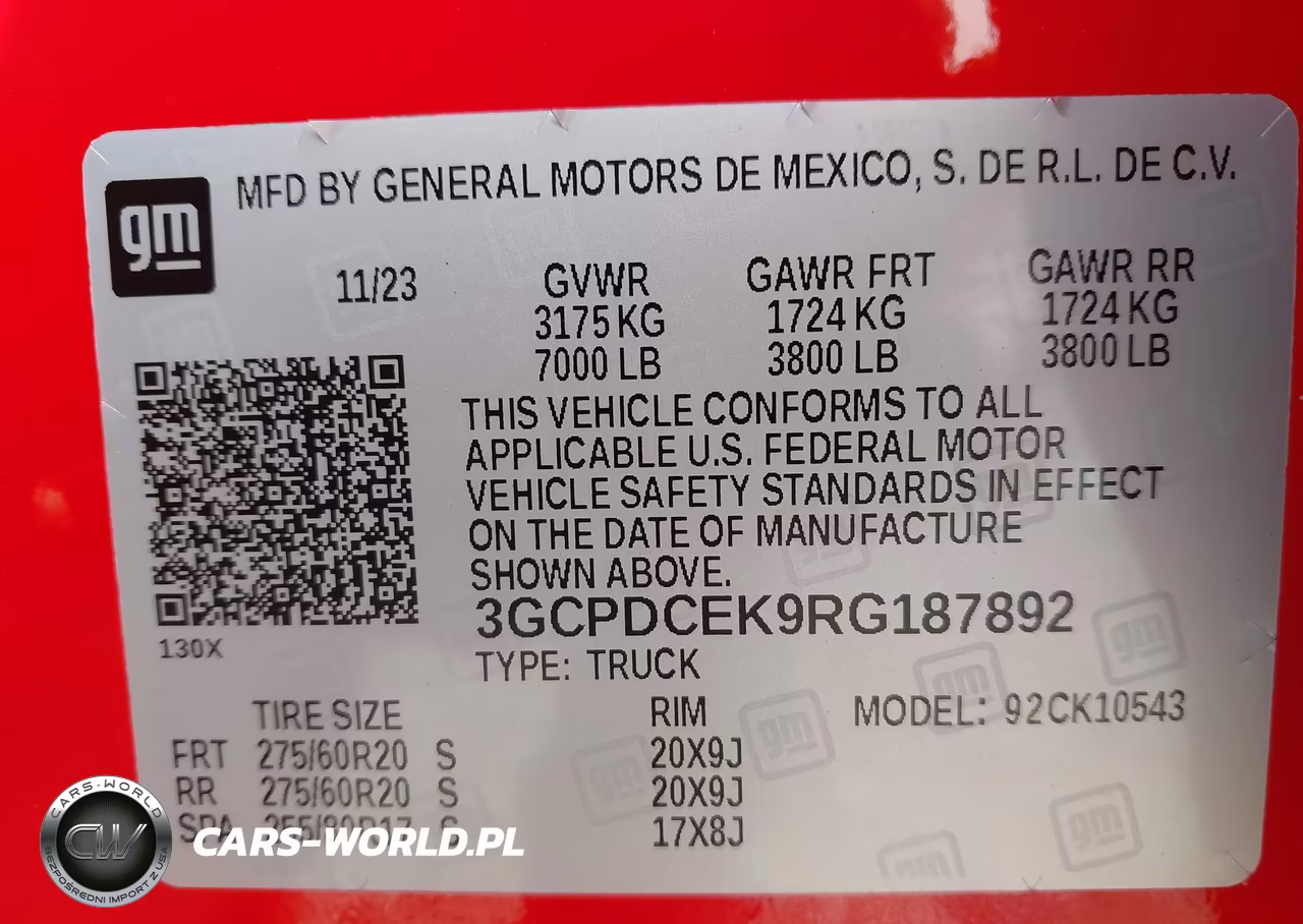 2024 Chevrolet Silverado 1500 4Wd Short Bed Custom Trail Boss VIN:3GCPDCEK9RG187892 - 9