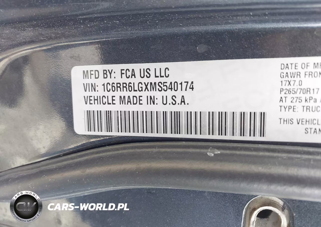 2021 Ram 1500 Classic Slt 4X2 5'7 Box VIN:1C6RR6LGXMS540174 - 9