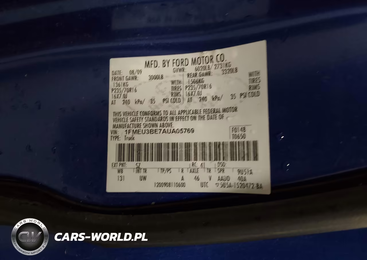2010 Ford Explorer Sport Trac Xlt VIN:1FMEU3BE7AUA05769 - 9