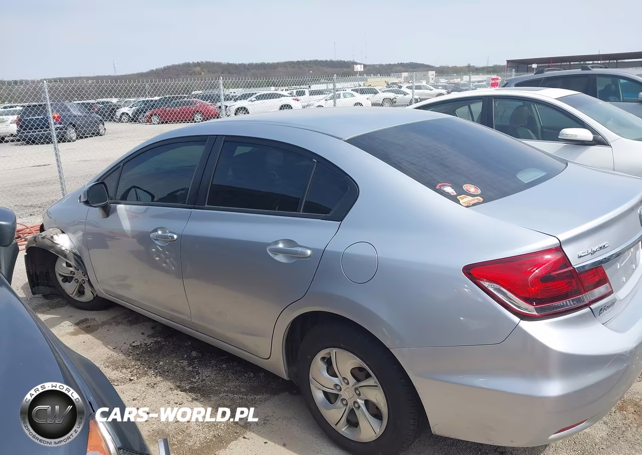 2013 Honda Civic Lx VIN:2HGFB2F54DH583484 - 14