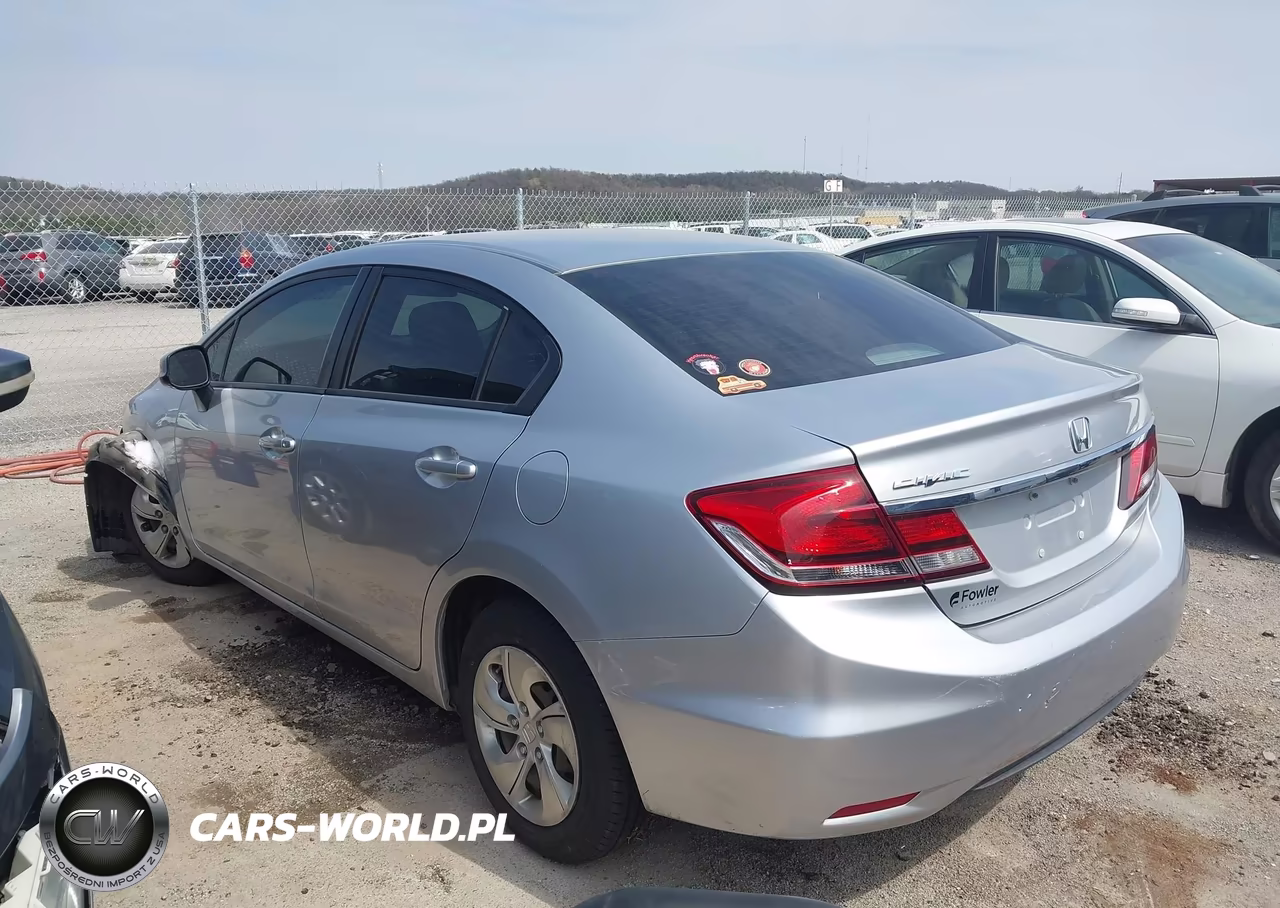 2013 Honda Civic Lx VIN:2HGFB2F54DH583484 - 3