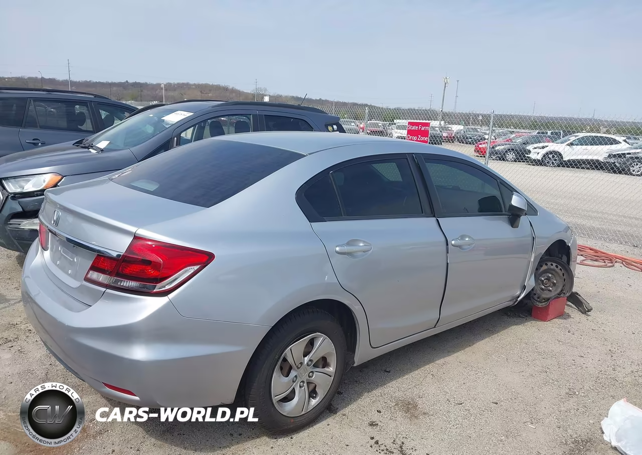 2013 Honda Civic Lx VIN:2HGFB2F54DH583484 - 4
