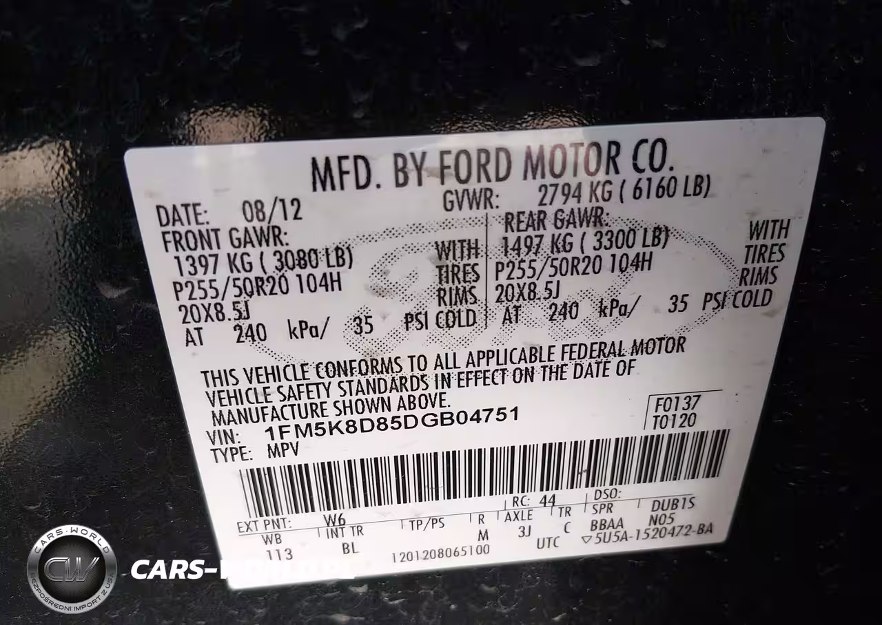 2013 Ford Explorer Xlt VIN:1FM5K8D85DGB04751 - 9