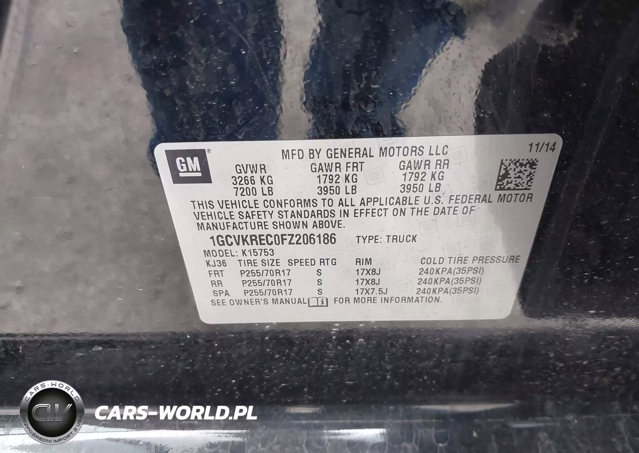 2015 Chevrolet Silverado 1500 1Lt VIN:1GCVKREC0FZ206186 - 9