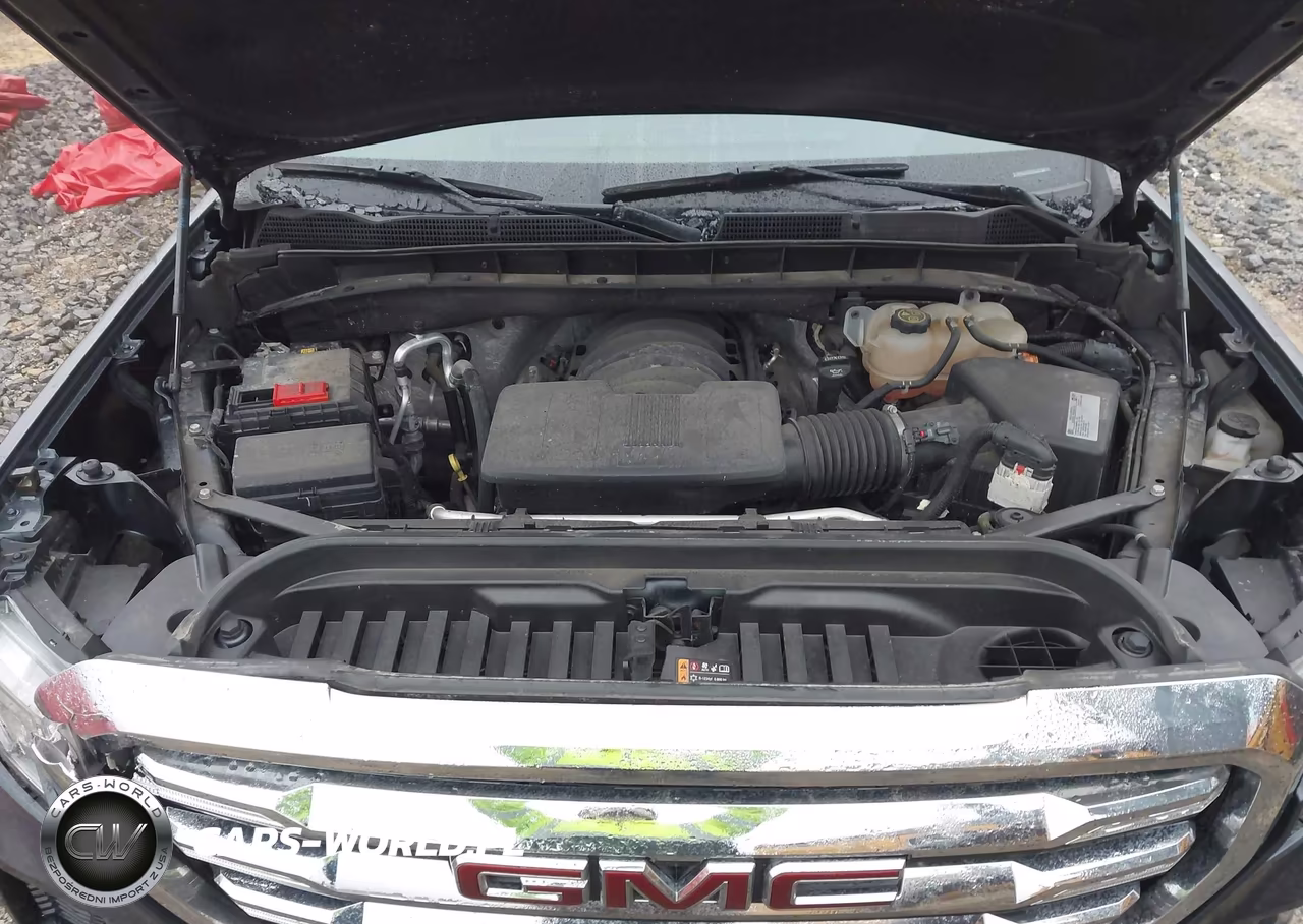 2021 GMC Sierra 1500 4Wd Short Box Sle VIN:1GTU9BED8MZ440936 - 10
