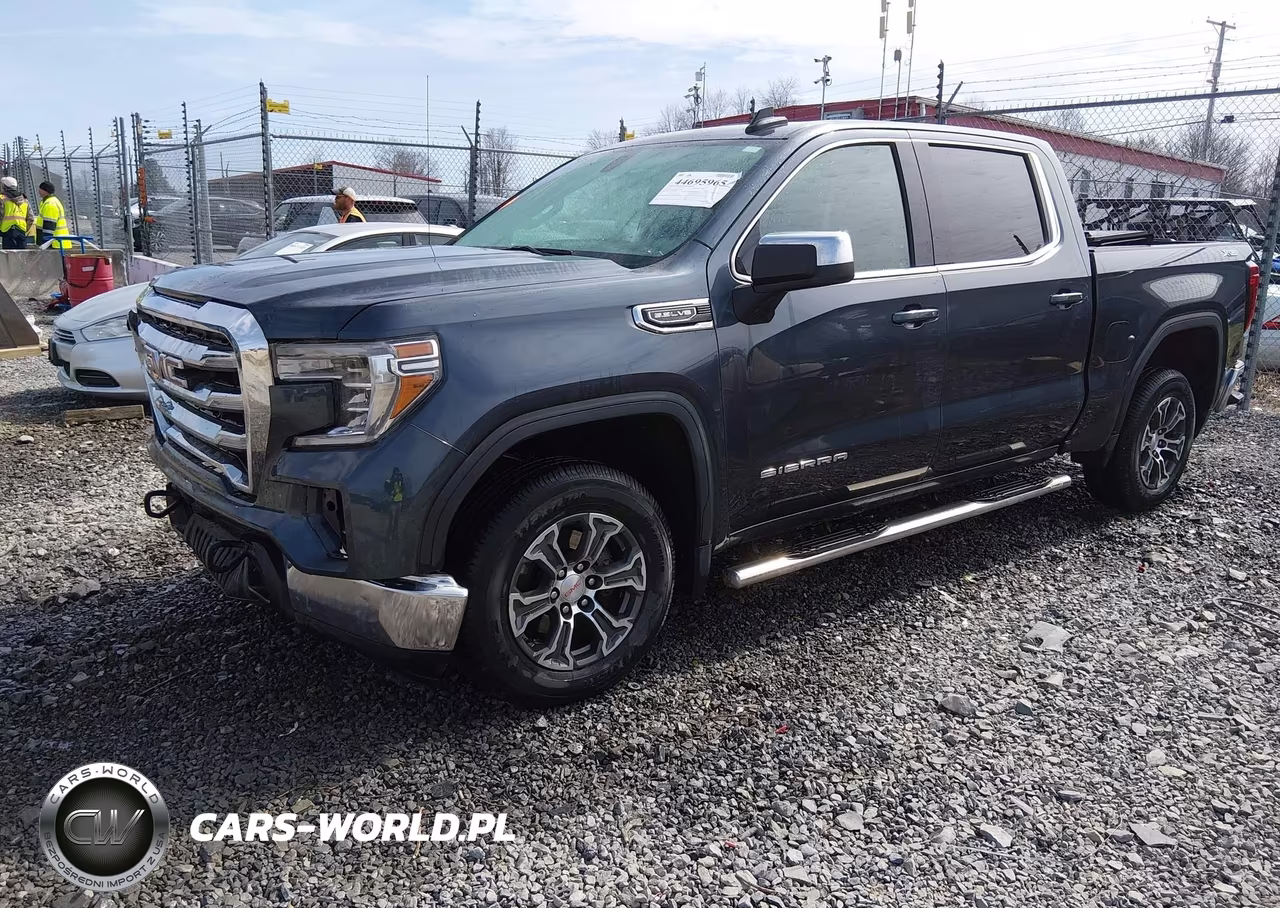 2021 GMC Sierra 1500 4Wd Short Box Sle VIN:1GTU9BED8MZ440936 - 2