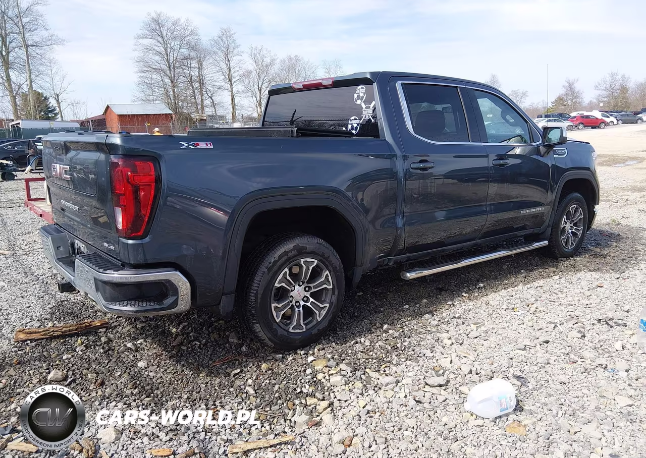 2021 GMC Sierra 1500 4Wd Short Box Sle VIN:1GTU9BED8MZ440936 - 4