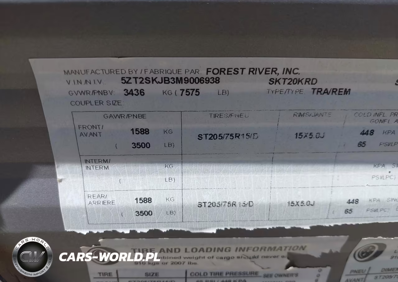 2021 Forest River East And West Silver Lake Series M VIN:5ZT2SKJB3M9006938 - 9