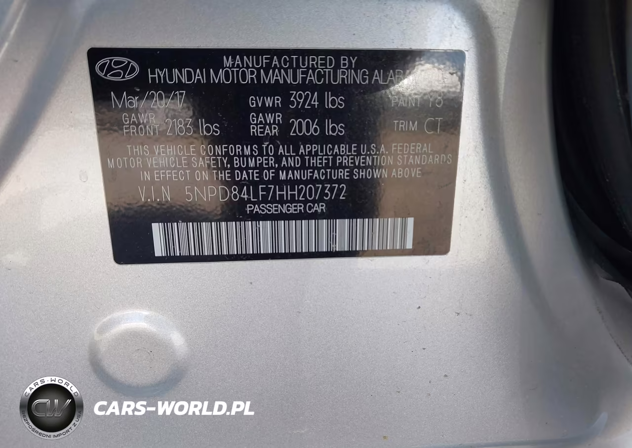 2017 Hyundai Elantra Value Edition VIN:5NPD84LF7HH207372 - 9