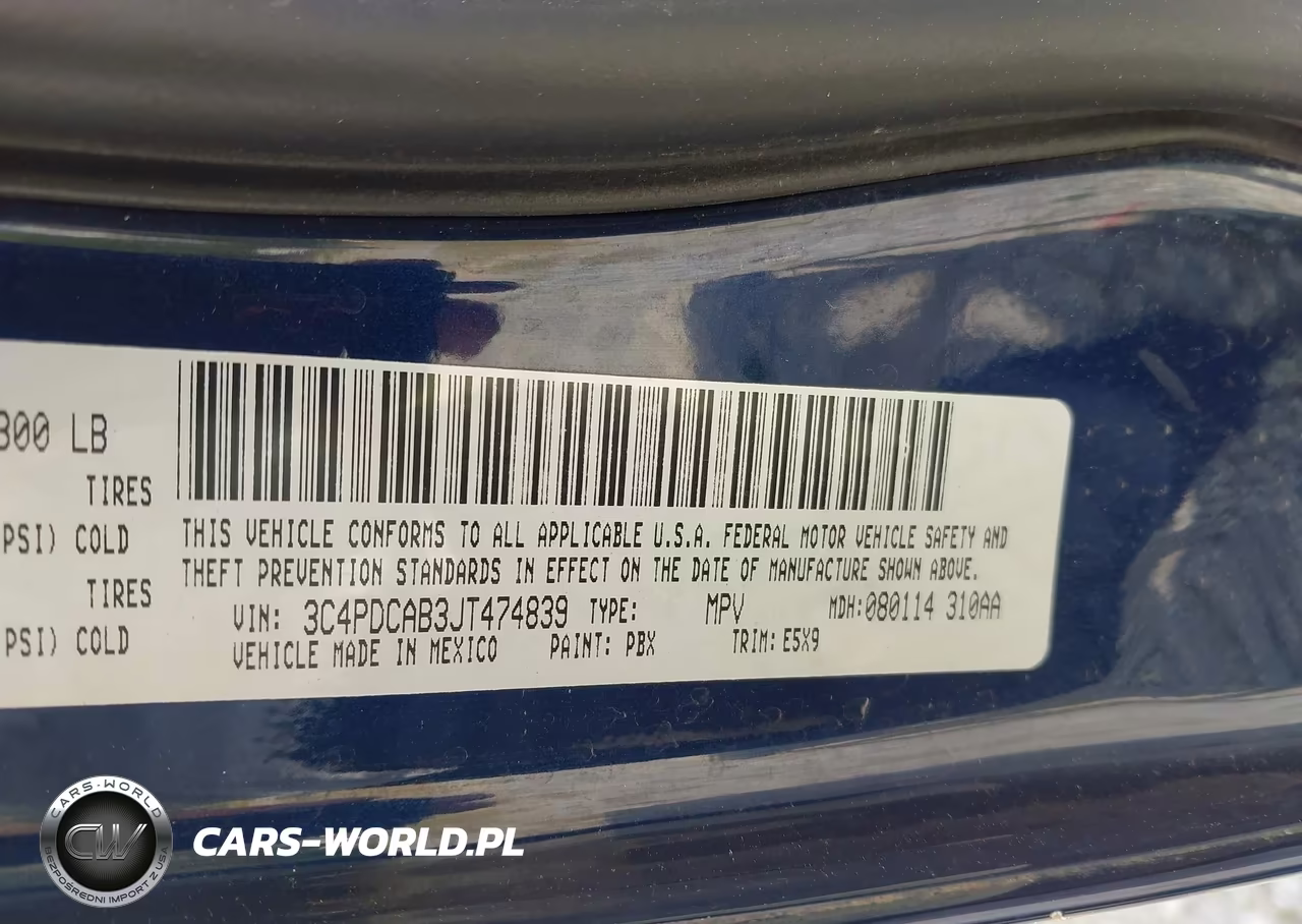 2018 Dodge Journey Se VIN:3C4PDCAB3JT474839 - 9