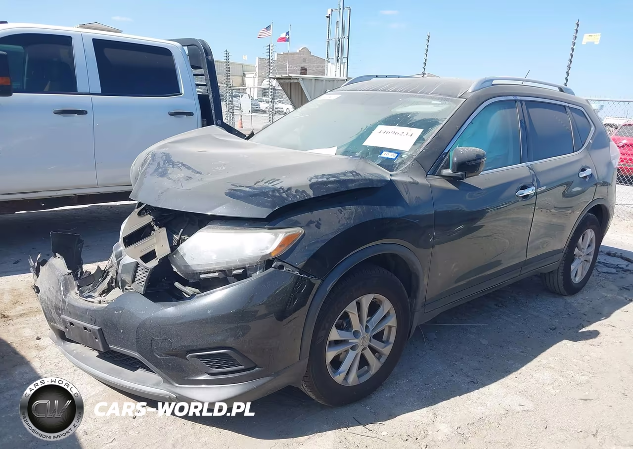 2016 Nissan Rogue Sv VIN:KNMAT2MT1GP599827 - 2