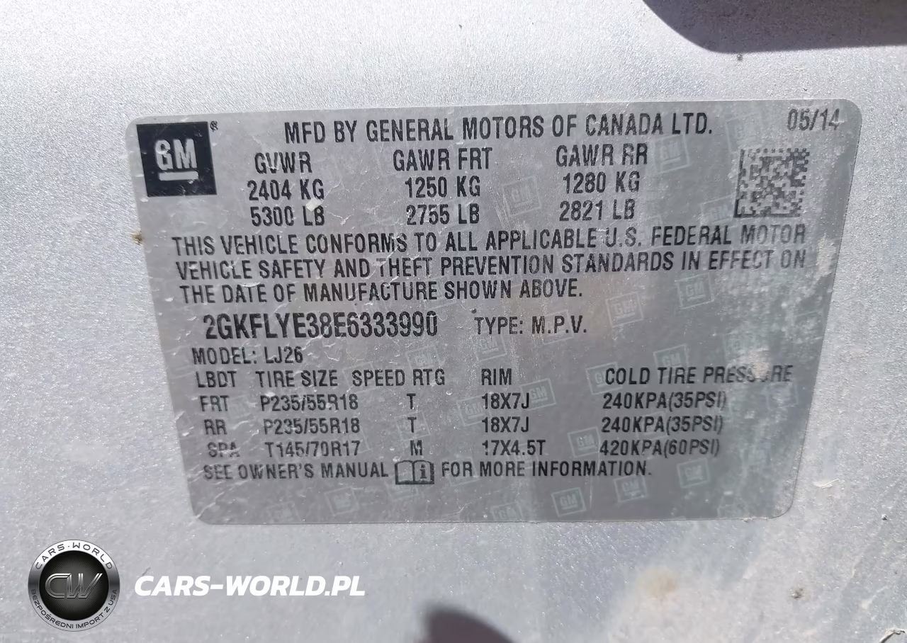 2014 GMC Terrain Slt-2 VIN:2GKFLYE38E6333990 - 9