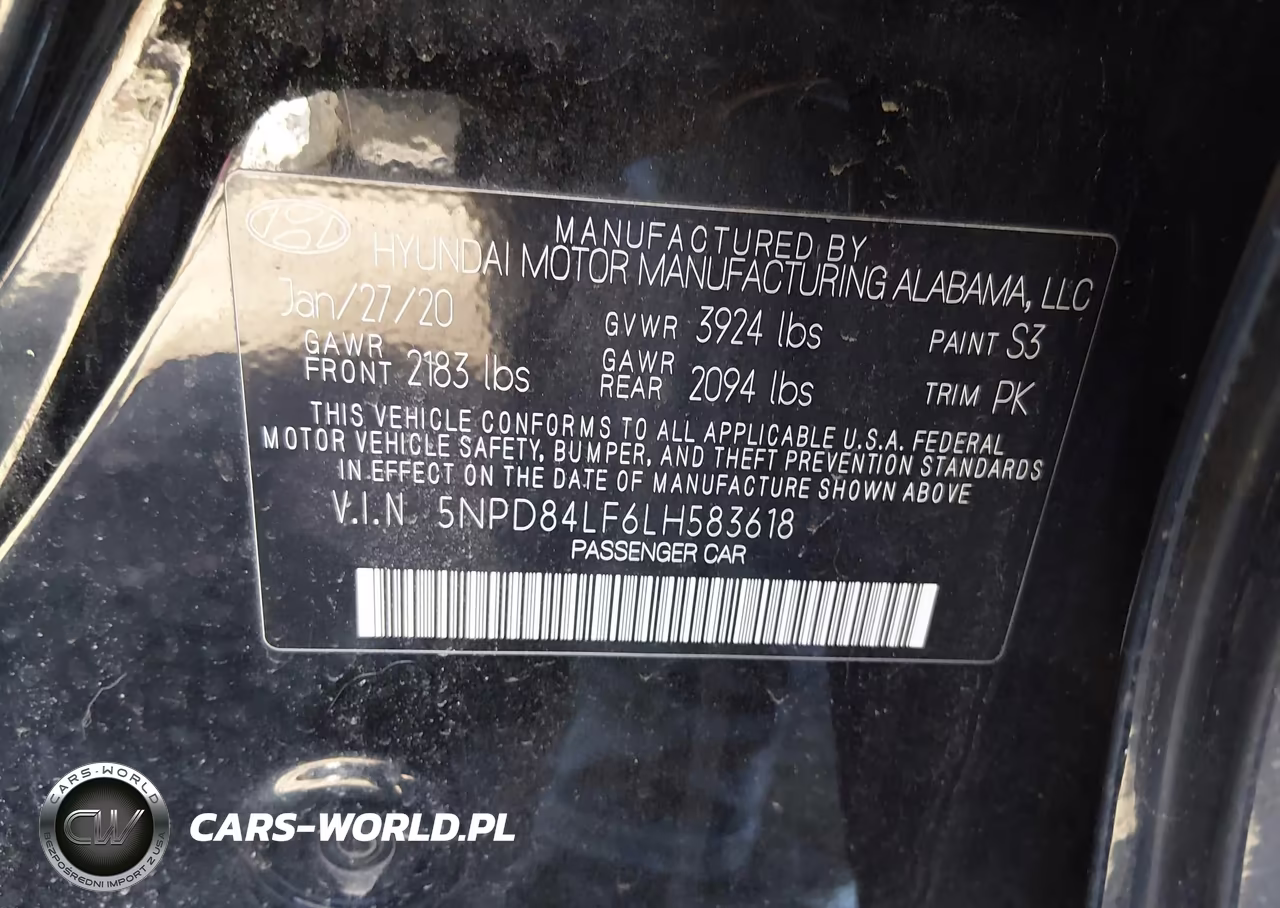 2020 Hyundai Elantra Sel VIN:5NPD84LF6LH583618 - 9