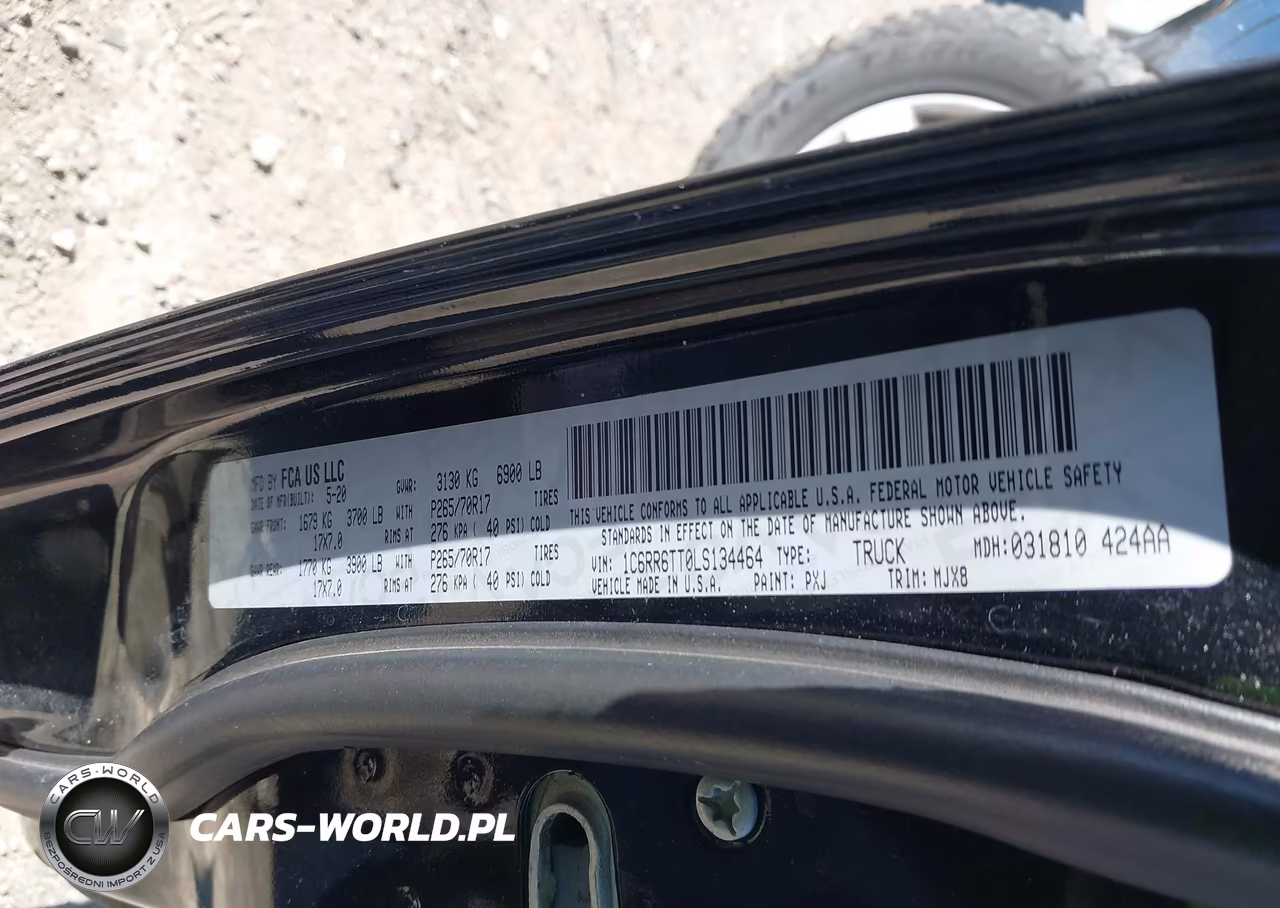 2020 Ram 1500 Classic Slt 4X2 6'4 Box VIN:1C6RR6TT0LS134464 - 9