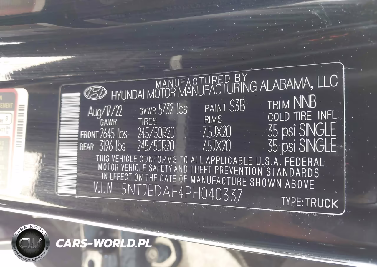 2023 Hyundai Santa Cruz Limited VIN:5NTJEDAF4PH040337 - 9
