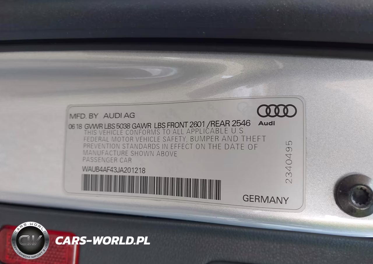 2018 Audi S4 3.0T Premium Plus VIN:WAUB4AF43JA201218 - 9