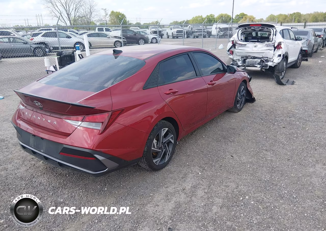 2025 Hyundai Elantra Sel Sport VIN:KMHLM4DG5SU011857 - 4