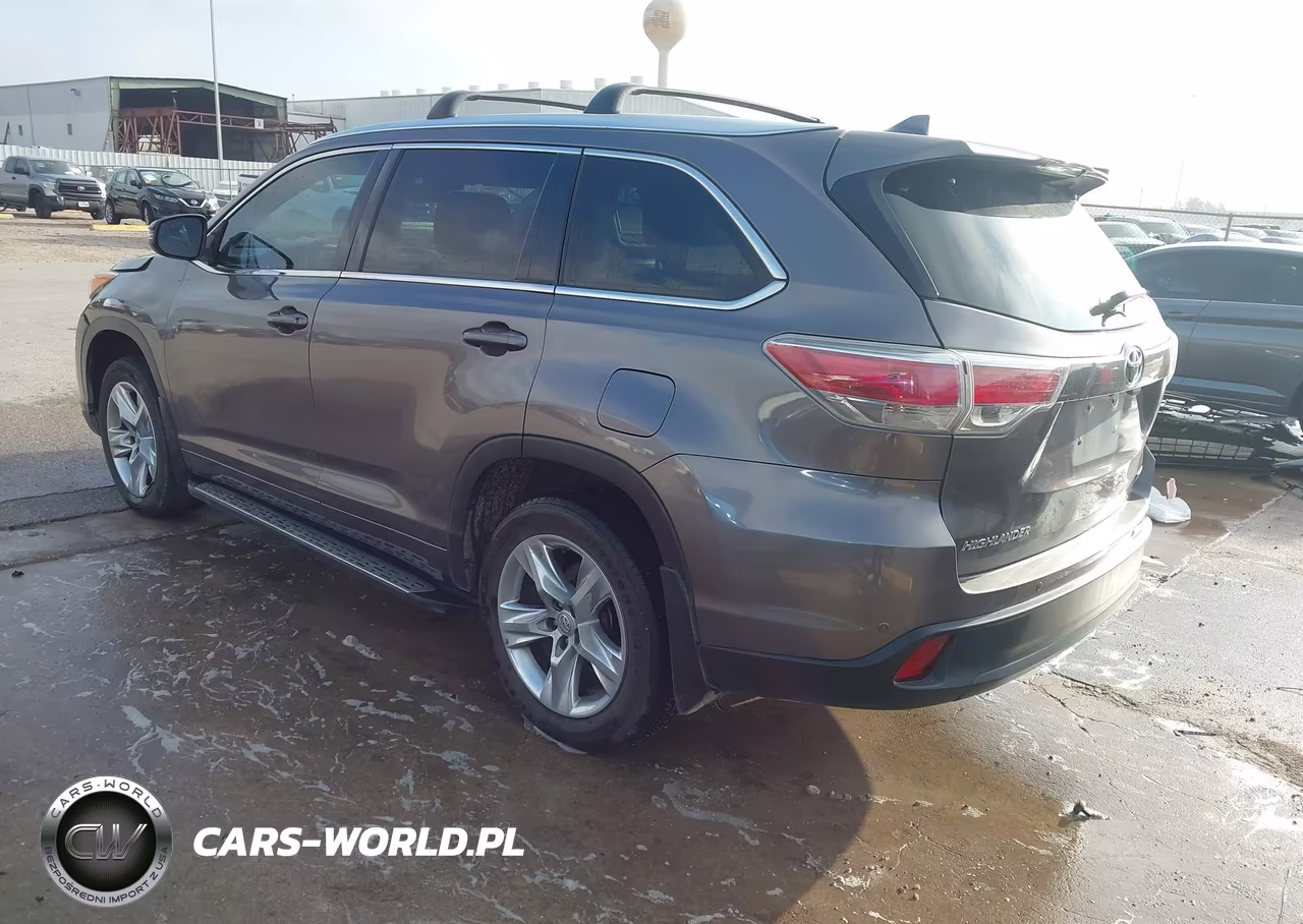 2015 Toyota Highlander Limited V6 VIN:5TDYKRFH6FS106358 - 3