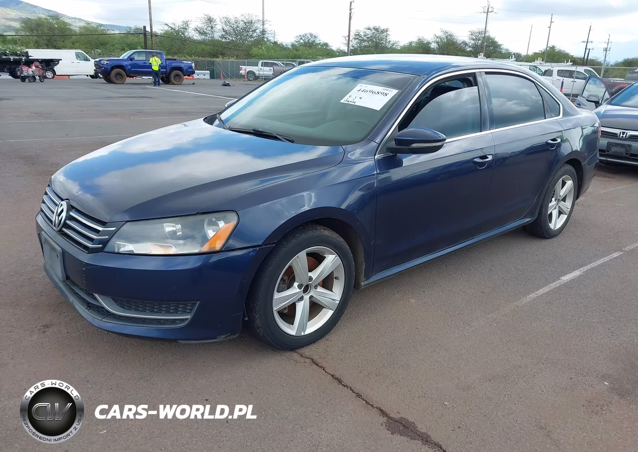 2012 Volkswagen Passat 2.5L Se VIN:1VWBP7A36CC092396 - 2