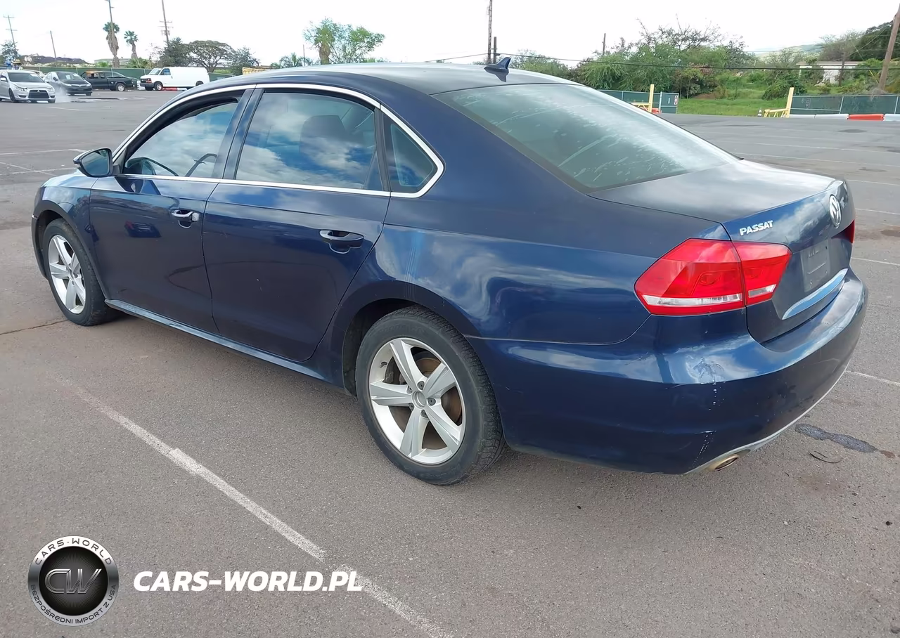 2012 Volkswagen Passat 2.5L Se VIN:1VWBP7A36CC092396 - 3