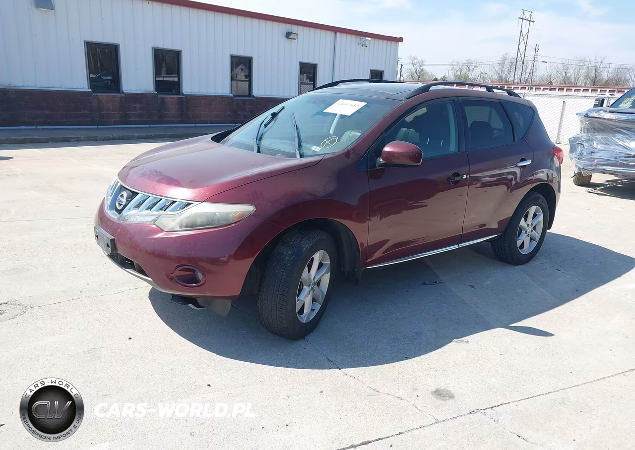 2009 Nissan Murano Sl VIN:JN8AZ18W09W205065 - 2