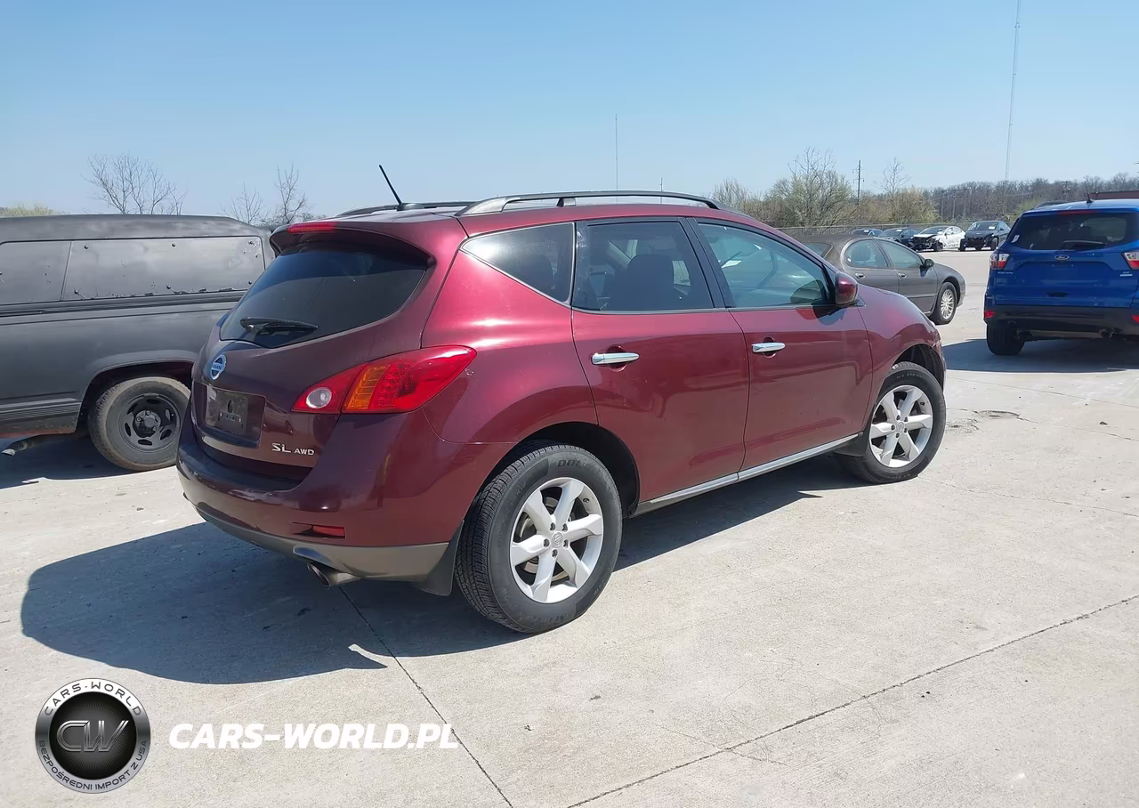 2009 Nissan Murano Sl VIN:JN8AZ18W09W205065 - 4