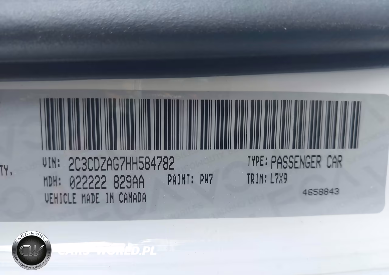 2017 Dodge Challenger Sxt VIN:2C3CDZAG7HH584782 - 9